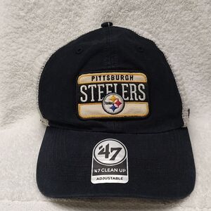 47 Brand NFL Pittsburgh Steelers Trucker Snapback Hat - New